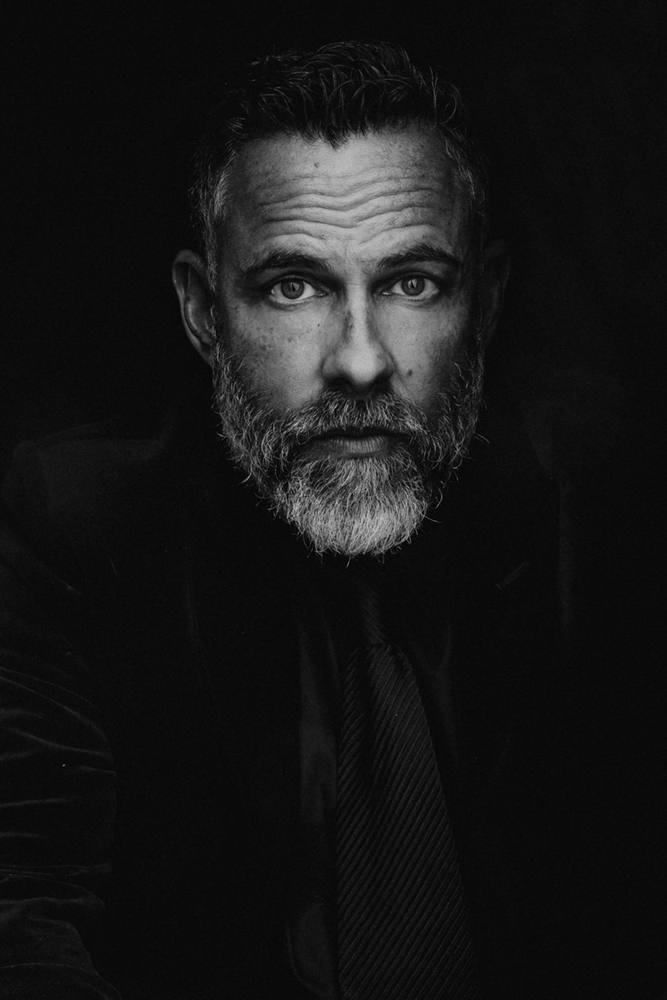 Black and White Photo of James Bamford Photographed by Karolina Turek